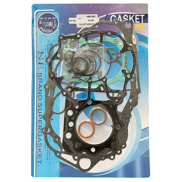 Cheap Full Gasket Set KIT SET Paper Top Overhaul Motorcycle Head for Honda NX400 Spare Tvs Motorcycle Parts