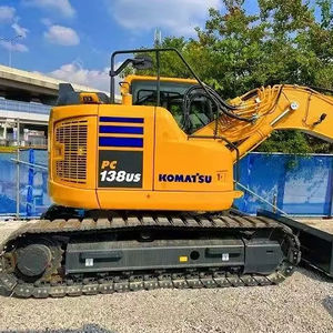 รถขุดตีนตะขาบ Komatsu PC138US-8 มือสอง สภาพดี พร้อมขาย รถขุด Komatsu PC120 PC128 PC138 PC220 เครื่องจักรก่อสร้าง - Product Image 1