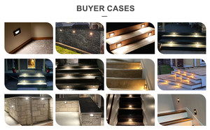 USA kho ETL được liệt kê ngoài trời trong nhà dọc IP65 không thấm nước 3cct có thể lựa chọn nhà LED cầu thang bước bên tường ánh sáng - Product Image 2