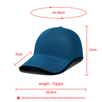 Gorras de Béisbol Deportivas Plegables de Una Pieza, Diseño Personalizado al por Mayor, Gorra de Tenis y Golf de Viaje Portátil, sin Costuras, para Hombres y Mujeres