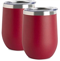 Gobelet isotherme en acier inoxydable de 12 oz avec couvercle en plastique et double paroi sous vide, gobelet à vin avec paille scintillante pour le thé