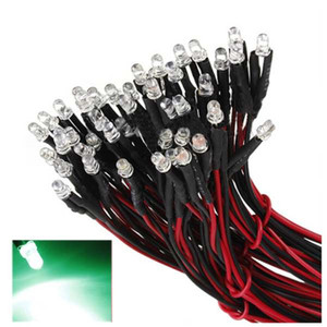 Ha condotto la Lampada Diodi Pre Wired <span class=keywords><strong>Resistenza</strong></span> di Blu 20pcs DC 20 centimetri 12V 3 MILLIMETRI per Auto FAI DA TE Vendita Al Dettaglio round Top - Product Image 5