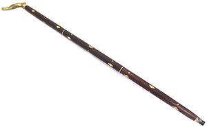 Premium Carved Wooden <b>Walking</b> Cane with Royal Head Handle Leather Cover Portable Hiking <b>Walking</b> <b>Stick</b> - Product Image 4