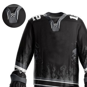 Uniforme de hockey sur glace personnalisé de haute qualité, ensemble complet, sublimation, pour équipe, séchage rapide, uniforme de hockey sur glace pas cher, service OEM ODM - Product Image 6