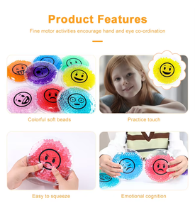Altri giocattoli educativi spremere il sollievo dall'ansia bambino che tocca il giocattolo sensoriale pacchetto di perline d'acqua per esigenze speciali - Product Image 3
