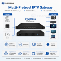 Gateway IPTV Multiprotocolo IPVW8000A con Entrada HTTP, UDP, RTP, RTSP, HLS para Proyectos de Red de Servidores IPTV