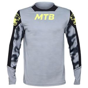 Nueva <span class=keywords><strong>Camiseta</strong></span> de Ciclismo de Montaña Ligera de Poliéster de Secado Rápido, Manga Larga, para Hombre y Mujer, para Descenso, Motocross, Verano - Product Image 2