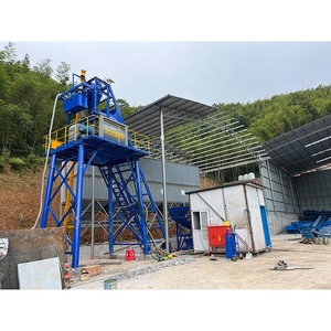 Nueva Planta Mezcladora de Cemento CE de China, Mezcladora Automática de Asfalto y Hormigón con Cucharón Elevador, Planta Dosificadora de Hormigón HZS50 - Product Image 6