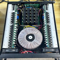 Amplificateur de puissance de classe H OEM/ODM d'usine, 2 canaux, 1800W, transformateur toroïdal, sortie stable pour système audio de scène et de tournée