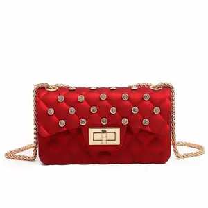 2019 new arrivals china fornecedores por atacado designer de moda de luxo cadeia crossbody couro marcas famosas mulheres sacos de geléia