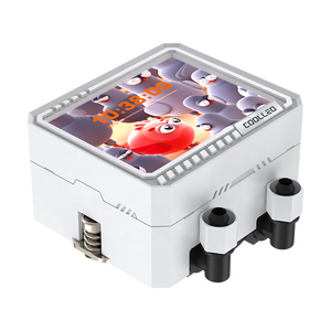 Refroidisseur d'unité centrale à eau ICE MONARCH VISION 360 WH pour boîtier d'ordinateur de jeu, avec roulement FDB, ARGB, compatible Intel LGA115X/1200/1700/1851 et AM4/AM5 - Product Image 4