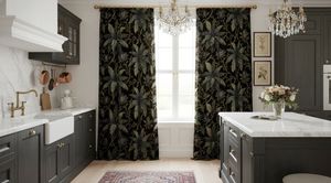 Exotic Blooming Pineapple Botanical Window <b>Curtains</b> Dense Floral Panel 70% Light Blocking Elegant Decorative Drapes - Product Image 4
