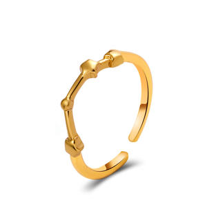 Anillos con 12 Constelaciones, anillo abierto de moda, el mejor amigo de la suerte, regalo, Horóscopo <span class=keywords><strong>del</strong></span> zodiaco, Color dorado, novedad de <span class=keywords><strong>2022</strong></span> - Product Image 5