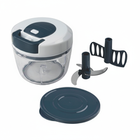 Ecologische PS plastic handmatige spiraalsnijder messen vaatwasserbestendig Easytoprepare fruit- en groentegereedschap kartonnen verpakking ui
