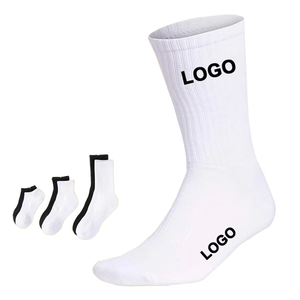 Kadın % 100% pamuk Over-the-<span class=keywords><strong>Knee</strong></span> örgü çorap sonbahar ve kış için nefes özel Logo tasarım vücut ve manşet - Product Image 4