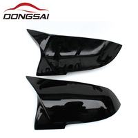 Carcasas de Espejos Laterales Estilo M en Negro Brillante para BMW Serie 1 2 3 4 F20 F22 F30 F32 F36 E84 09-22, ABS Inyectado, Par