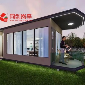 Casa Móvil Tongchuang, Diseño Moderno, Techo de Acero de Color, Vidrio Templado, Fácil Instalación, Uso Residencial - Product Image 1