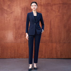 <span class=keywords><strong>Traje</strong></span> <span class=keywords><strong>Azul</strong></span> <span class=keywords><strong>Marino</strong></span> <span class=keywords><strong>para</strong></span> <span class=keywords><strong>Mujer</strong></span>, Primavera y Otoño, Nuevo Vestido <span class=keywords><strong>para</strong></span> Estudiantes Universitarias, Entrevistas de Trabajo, Ropa de Trabajo <span class=keywords><strong>para</strong></span> Gerentes de Banco - Product Image 3