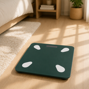 Báscula Inteligente Bluetooth para Grasa Corporal, Verde <span class=keywords><strong>Bosque</strong></span>, Vidrio Templado, Pantalla LED Oculta para un Peso Corporal Preciso en Casa o Baño - Product Image 6