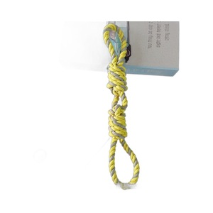 Jouets en corde pour petits chiens, jouet à mâcher durable, jaune gris, 35x4cm, jouet pour animaux de compagnie, vente en gros - Product Image 2
