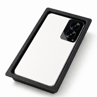 Plateau de téléphone en pâte moulée personnalisable couleur, certifié FSC, insert en fibre lisse, emplacements multi-cavités monobloc