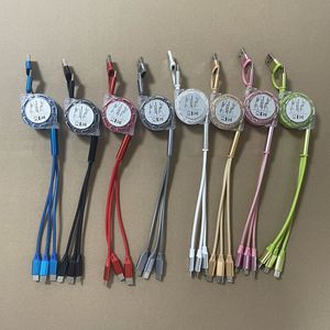 Cable de Carga Rápida USB Tipo-C Retráctil Multifuncional 6 en 1, Multicolor, con Conductor de Cobre Puro de 60W para Computadora e Impresora - Product Image 6