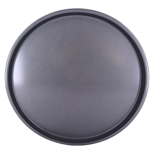 International Standard Black 0.35mm Carbon Steel Nonstick Round Large Pizza Baking <strong>Pan</strong> 33x1.5cm Dishwasher Safe Durable - Product Image 4