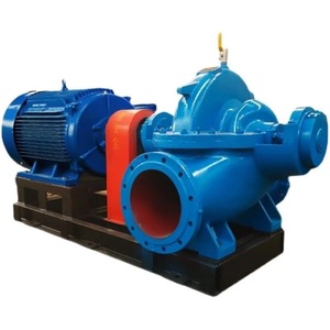 Pompe à double aspiration, grande pompe industrielle à moteur haute pression et haut débit pour drainage des inondations S, SH, KQSW, modèle à corps divisé pour lutte contre l'incendie - Product Image 1