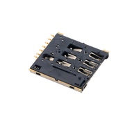 Connecteur de boîtier pour carte nano SIM MUP-C7801, connecteur push-push pour carte nano SIM pour téléphone et ordinateur, vendu en Israël, en Inde et en Thaïlande