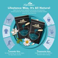 Lifestance - Ensemble chauffe-cire professionnel le plus vendu pour l'épilation des mains, du corps et des pieds - Kit dépilatoire pour peaux sensibles