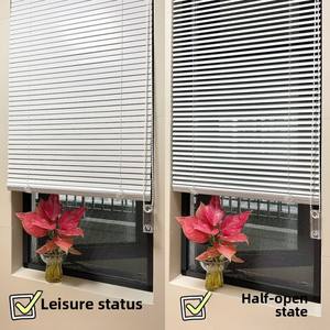 2025 nouveau Style sans perceuse Blackout rouleau nuances stores vénitiens intelligents pour lucarne balcon extérieur maison bureau chambre - Product Image 4