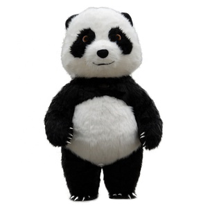 QUTENG Costumi Gonfiabili <span class=keywords><strong>XL</strong></span> da Mascotte <span class=keywords><strong>Panda</strong></span> e Orso Polare in Peluche da 2m per Adulti Unisex, per Feste di Halloween e Passeggiate - Product Image 1