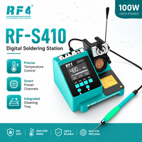 Estación de Soldadura Inteligente RF-S410 de 100W con Control Digital de Temperatura para Reparación de Teléfonos Móviles y Electrónica