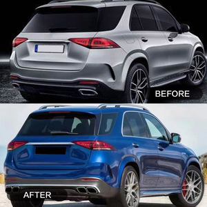 Kit carrosserie pour 2020 <span class=keywords><strong>2021</strong></span> <span class=keywords><strong>Mercedes</strong></span> <span class=keywords><strong>benz</strong></span> <span class=keywords><strong>GLE</strong></span> Class W167 Upgrade GLE63 AMG Front Rear Car Bumpers Grille - Product Image 4