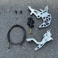 Kit de frein arrière style OEM Ultra Bee avec double étrier et pompe de frein à piston opposé pour disque