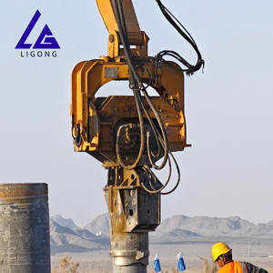 Satılık CAT325 ekskavatör hidrolik Vibro çekiç için LIGONG levha kazık sürücü - Product Image 5