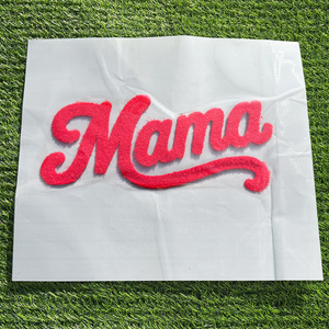 Toppe Ricamate in Ciniglia Personalizzate Sewill, Toppe a Cuore Soffici Rosse e <span class=keywords><strong>Rosa</strong></span> per la Festa della Mamma, da Applicare sui Vestiti - Product Image 3