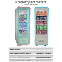 Distributeur automatique compact Sukelai 4G pour cigarettes, boissons et snacks – Unité de distribution en libre-service