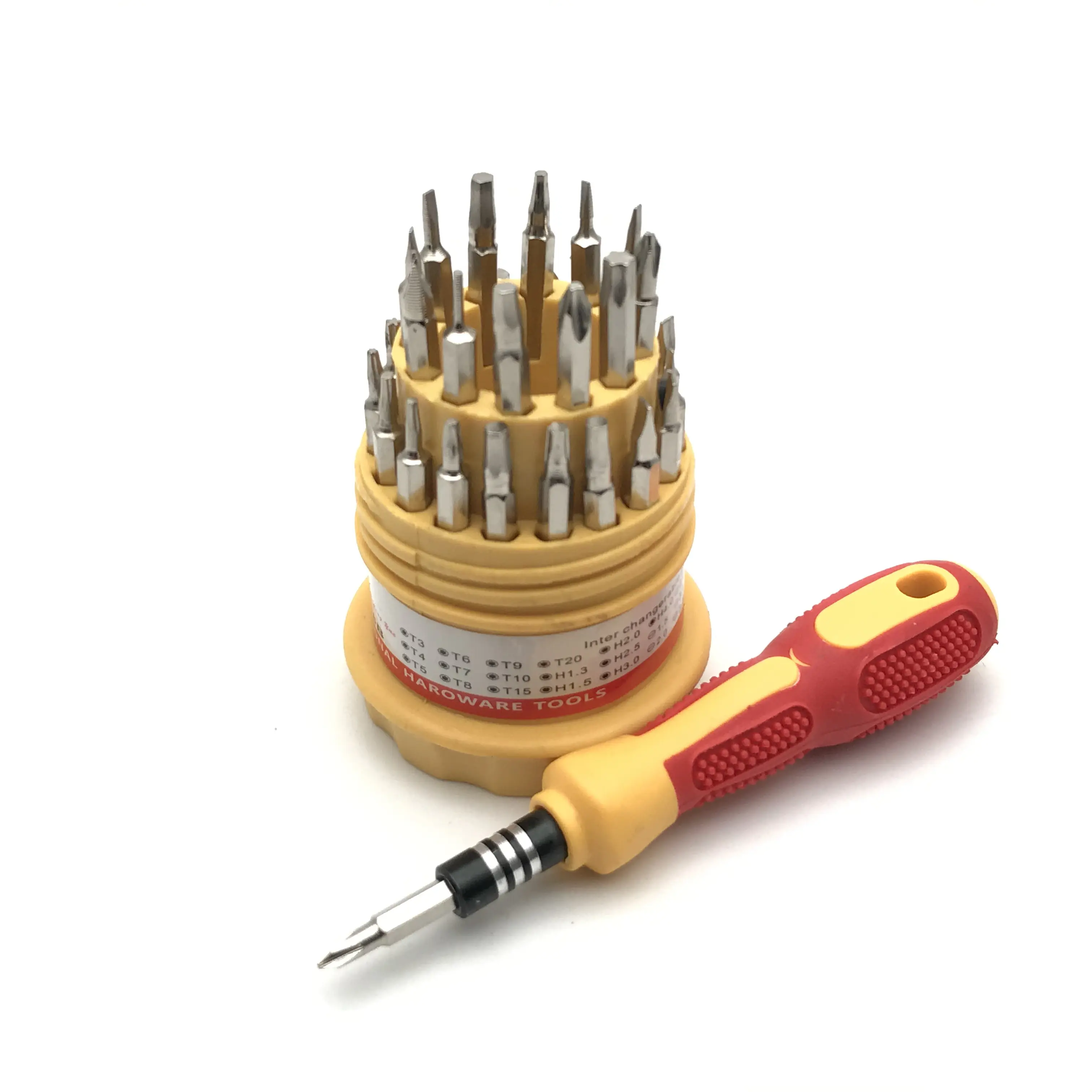Factory price 31pcs Torx Phillip Slot box spanner set screwdriver spanner tool kit hex key screwdriver set