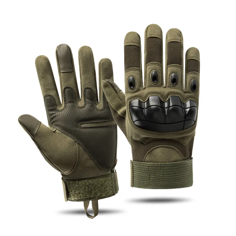 Factory Stock Full Finger Winter Gloves Touch Screen Motorcycle Gloves Black Green Tact Ical Shooting Games Gloves