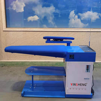 Table à repasser à vapeur YS-Q-1200t pour jeans, tissu, soufflage en forme de U, pont