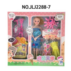 Ensemble de jeu de poupée pour enfants, jouet de beauté et de mode, <span class=keywords><strong>mini</strong></span> dame en plastique, jeu de simulation pour filles - Product Image 5