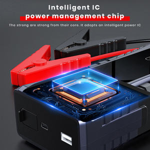 Autoway Démarreur de secours pour voiture 12V haute capacité |   Moteurs à essence/diesel à double usage |   Courant de pointe de 800A |   Lumière LED | - Product Image 4