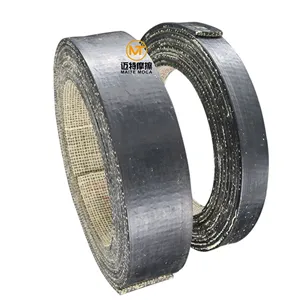 High Performance Asbestos Rubber Woven Brake Lining Roll For Industrial Machines