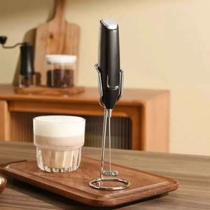 Newest Electric Milk Frother With Stand Milk Foam <b>Maker</b> Hand Hold Whisk for Cappuccino and Latte - Product Image 1