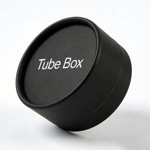 Tubos de Cartón Kraft Negro de Alta Calidad, Cilindros Biodegradables Redondos con Logotipo Personalizado Impreso, Cajas de Regalo de Embalaje de Cartón - Product Image 3