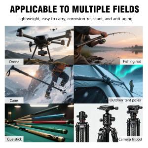 8 мм, 10 мм, 12 мм, 14 мм, 16 мм, 18 мм, 20 мм, 22 мм, 25 мм, 26 мм, 28 мм, 30 мм, 32 мм, 34 мм, 36 мм, 38 мм 3k twull матовые трубки из углеродного волокна - Product Image 5