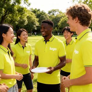 Chemises polo d'affaires à manches courtes personnalisées en spandex/polyester respirant anti-rides multicolores, t-shirts avec logo personnalisé - Vêtements de travail - Product Image 2