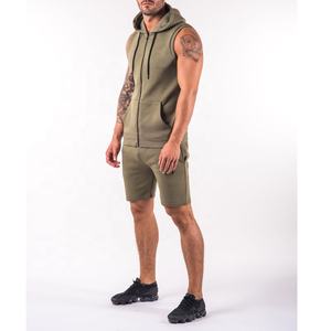 Custom Sleeveless Men <b>Hoodie</b> Gym Fitness High Quality Customized Material <b>Fleece</b> Drawstring Sports Wear <b>Zip</b> <b>Up</b> Man Hoodies 2025 - Product Image 5