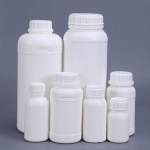 Biểu tượng tùy chỉnh fluorinated <span class=keywords><strong>HDPE</strong></span> nhựa 1000ml nắp chai rỗng làm xáo trộn hiển nhiên axit KHÁNG KIỀM có sẵn 500ml 100ml 250ml - Product Image 1